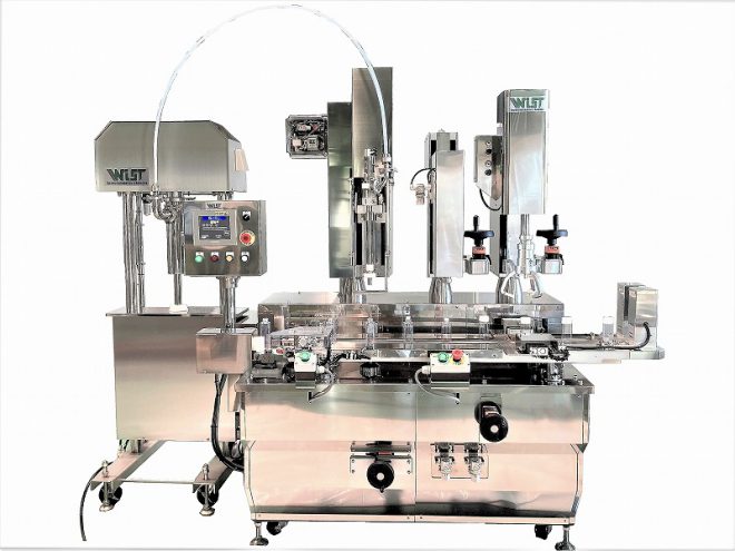 人手不足に！！一人作業で高効率<br>コンパクトで低コストな充填キャッパー<br>WB-1FCjr
